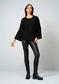 Bluse mit Perlenmotiv thumbnail 1
