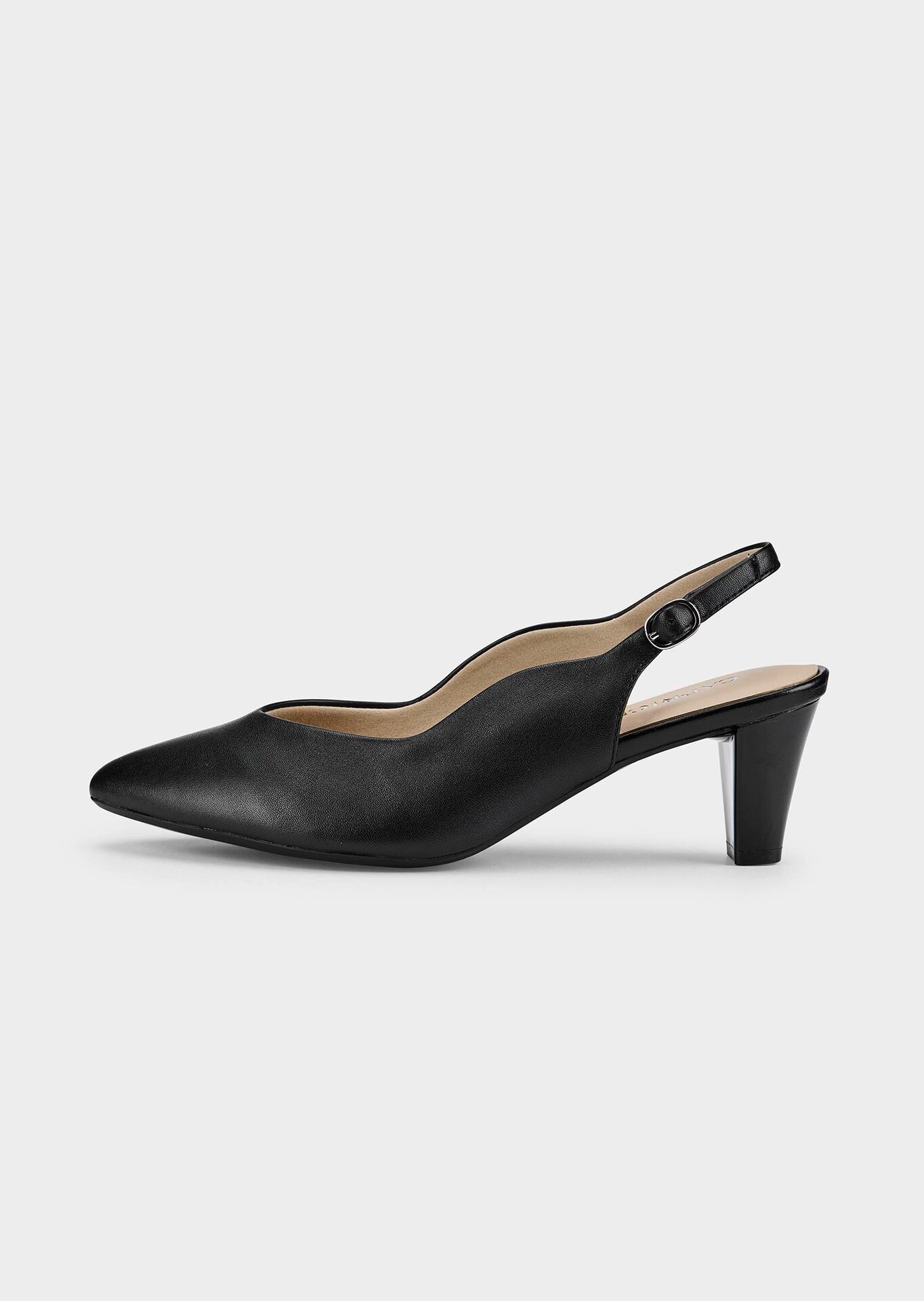 Pumps met smal hielriempje
