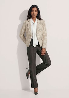 Strukturierter Tweed-Blazer thumbnail 3