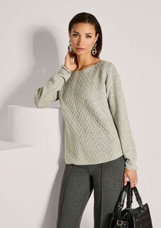 Rundhals-Pullover mit Jacquard-Muster thumbnail 5