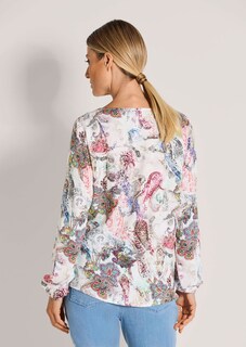Viskosebluse mit Fantasieprint thumbnail 4