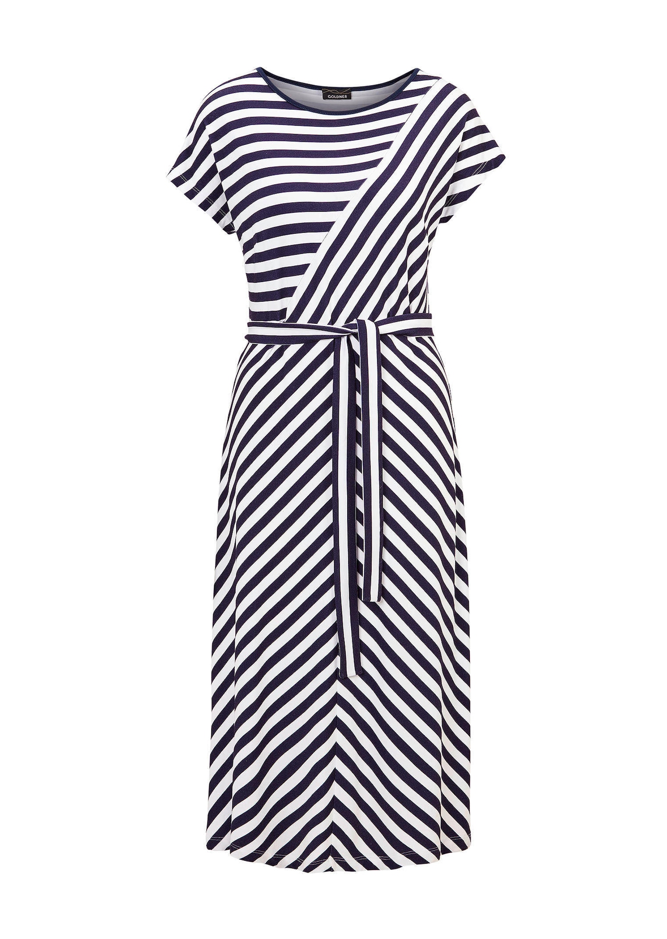 Kleid mit U-Boot-Ausschnitt