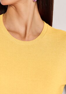 Fine knit crew neck jumper thumbnail 5