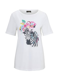 Jerseyshirt mit überschnittenen Schultern thumbnail 7