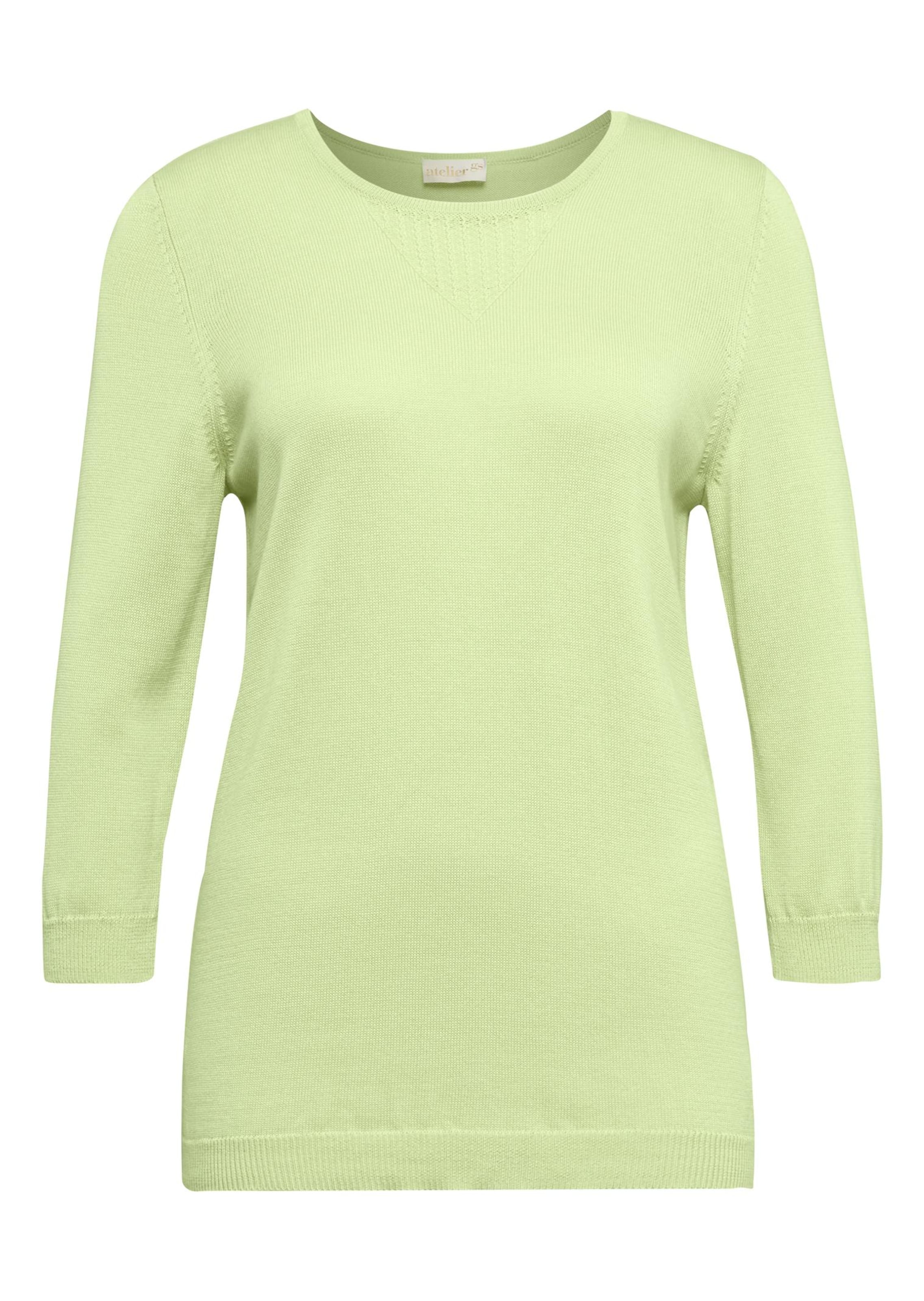 Zomerse, tricot pullover met ajourpatroon