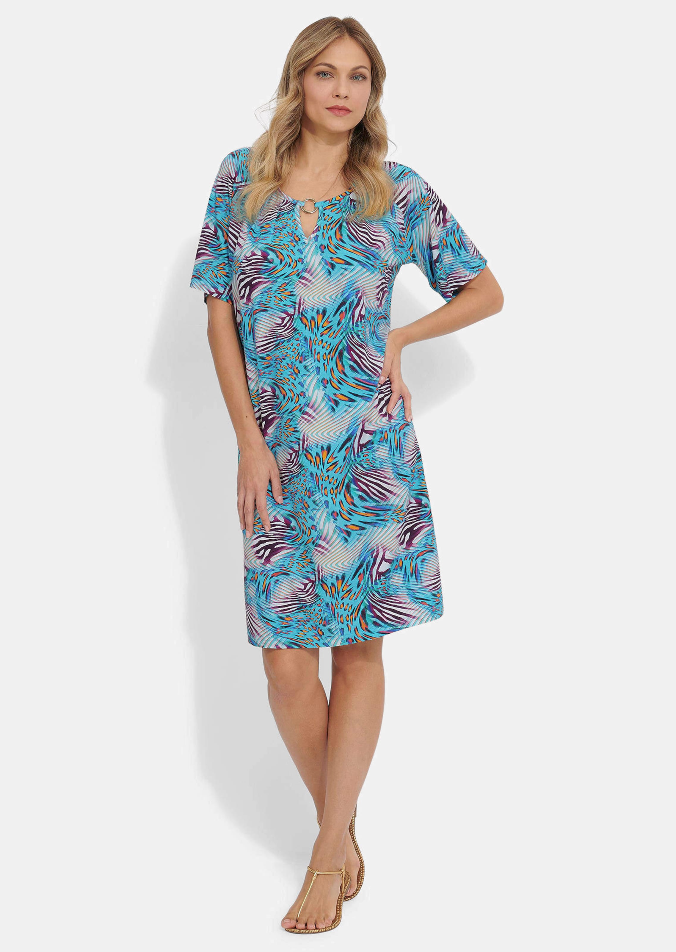 Freizeitkleid mit fantasievollem Animal-Print