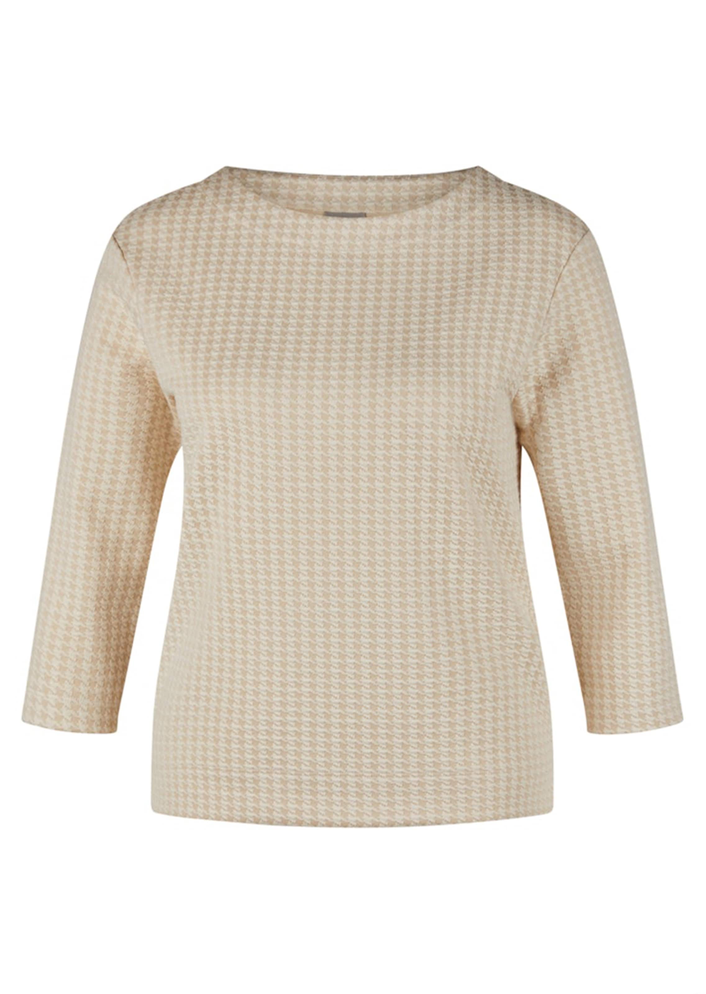 Shirt met pied-de-poule-patroon