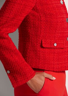 Kurzer Tweed-Blazer thumbnail 6