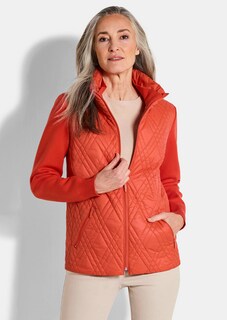 Veste de mi-saison matelassée avec tricot thumbnail 1