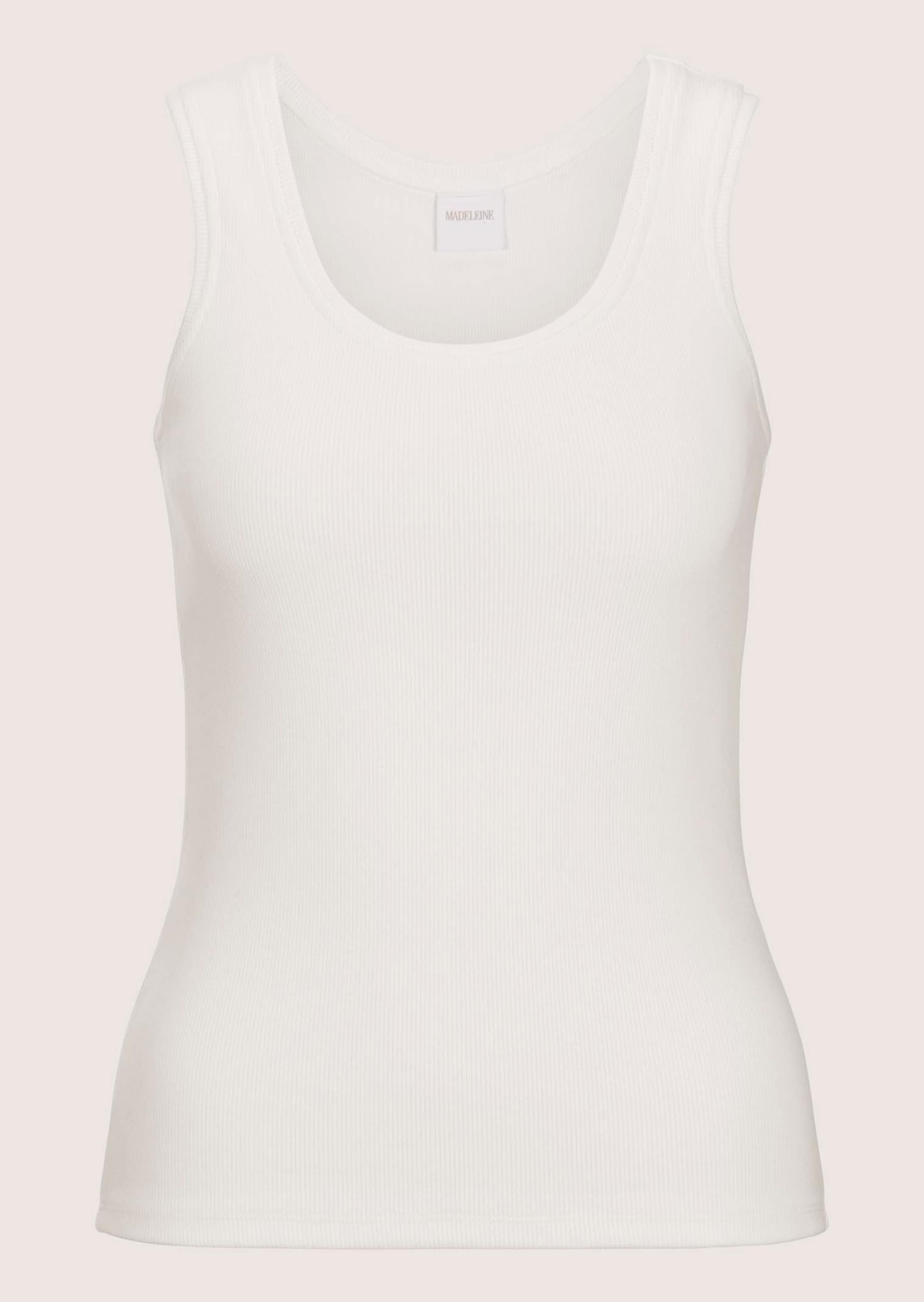 Sleeveless ribbed vest to thumbnail 7