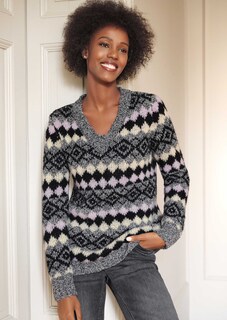 Jacquard-Pullover thumbnail 1