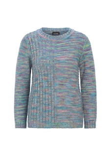 Pflegeleichter Strickpullover in Melange-Optik thumbnail 6