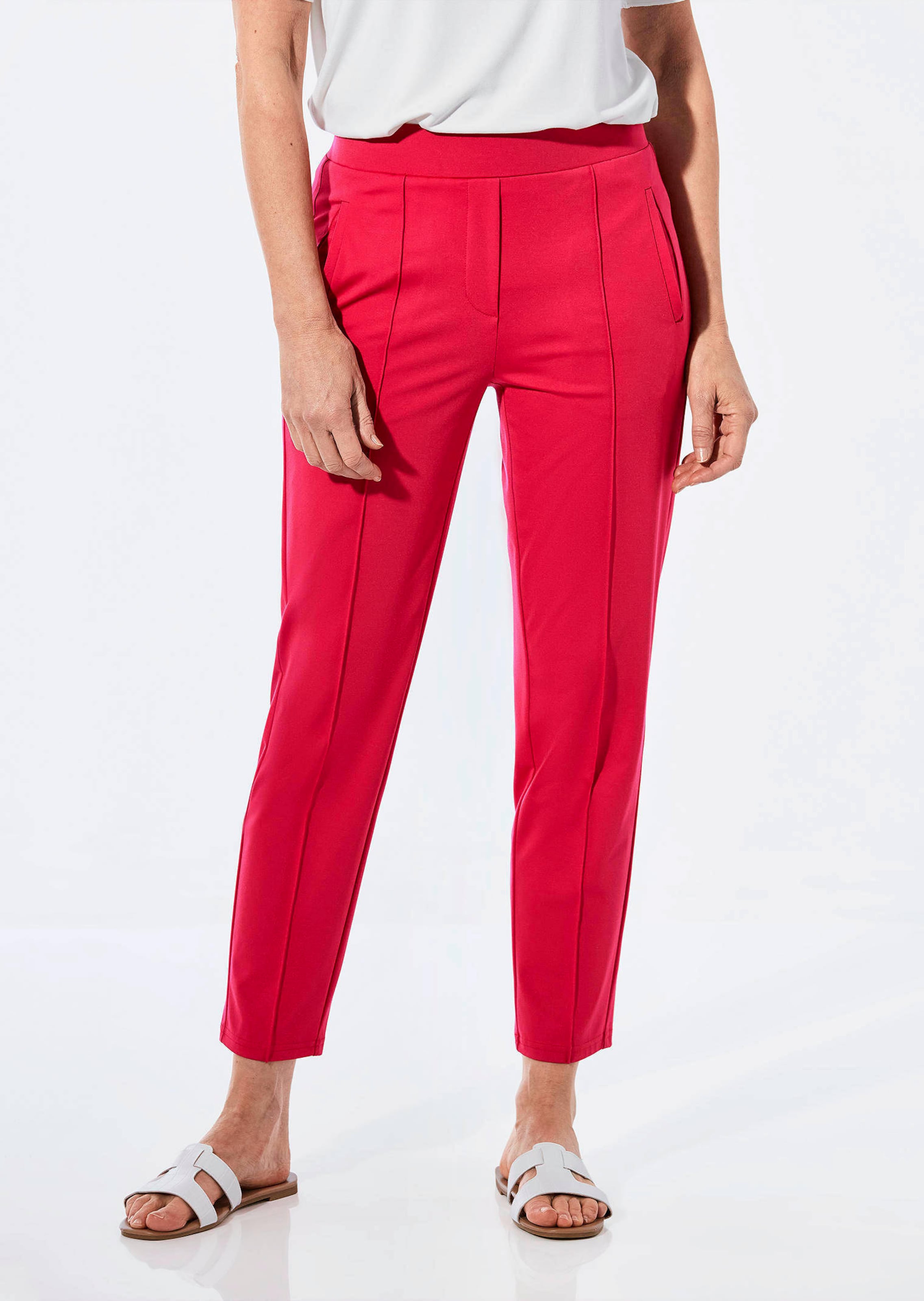 Weite Hose SARA aus Viskose-Jersey