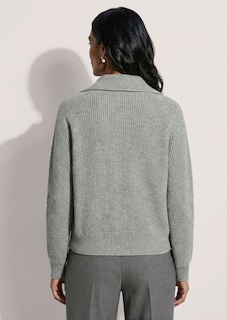 Strickjacke in Blousonform mit 2-Wege-Reißverschluss thumbnail 4