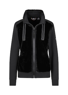 Veste décontractée effet fourrure à col montant thumbnail 4