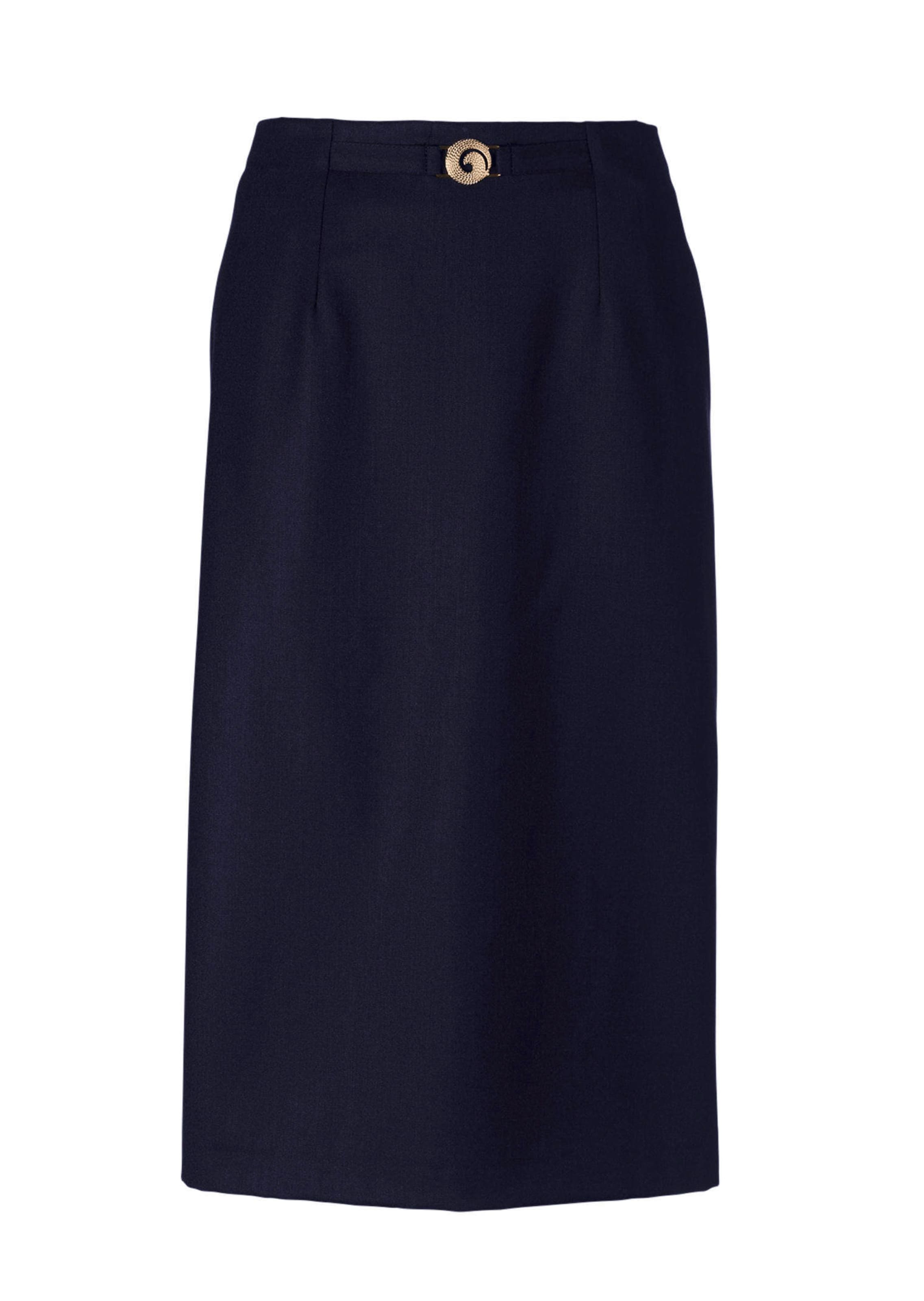 Klassieke scheerwollen rok met elastische tailleband