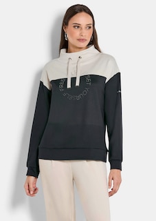 Soft sweatshirt with stand-up collar thumbnail 1