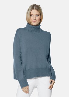 Pullover mit Rollkragen und Zierkanten thumbnail 2