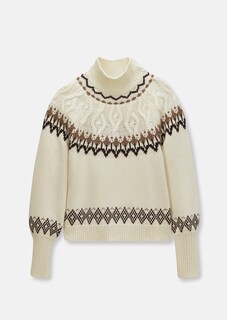 Norwegerpullover mit Stehkragen thumbnail 7