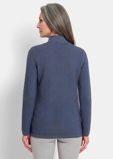 Feiner Strickpullover mit Stehkragen thumbnail 3