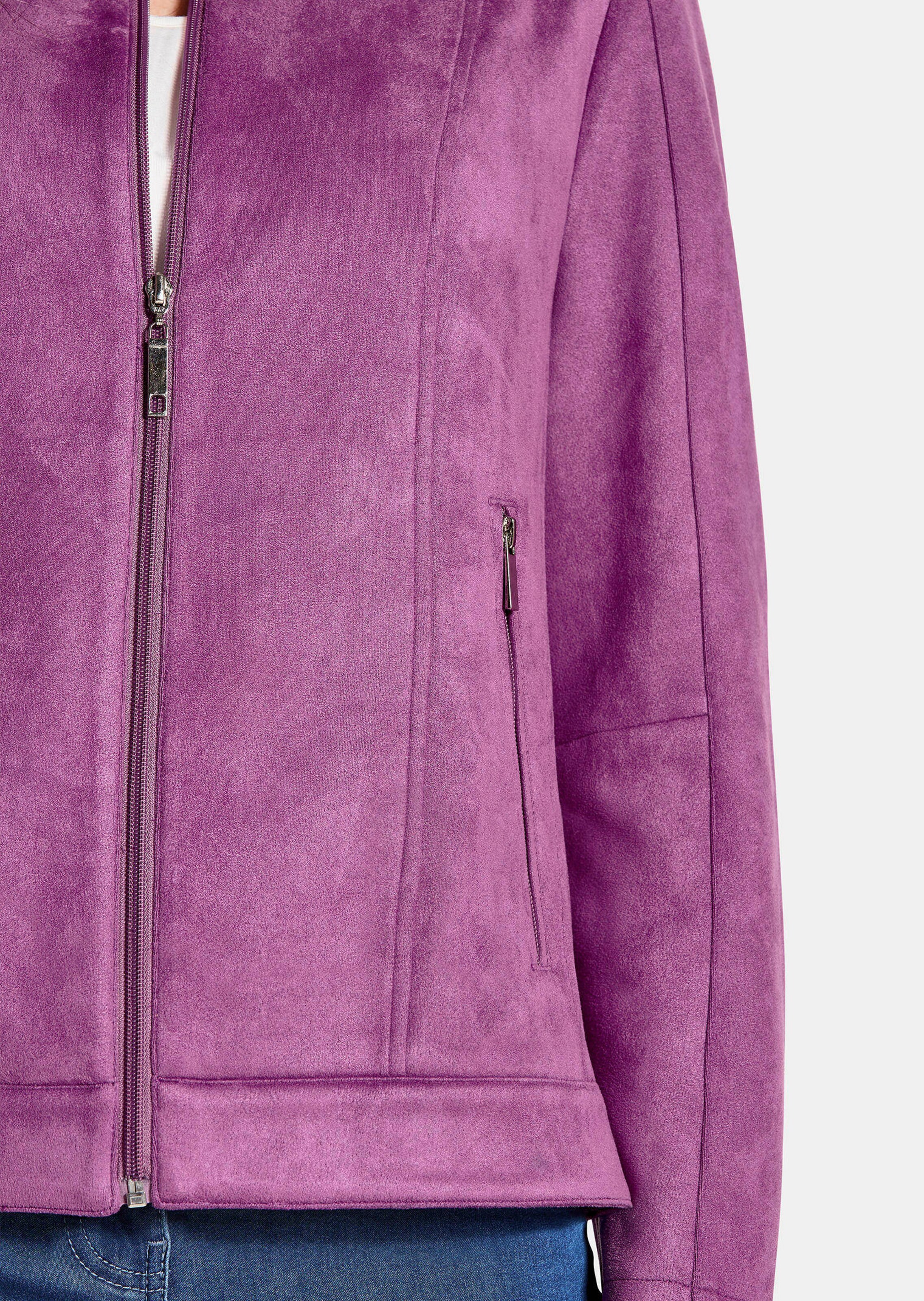 Jacke in Veloursleder-Optik thumbnail 5