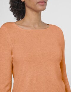 Cashmere jumper with boat neckline thumbnail 5
