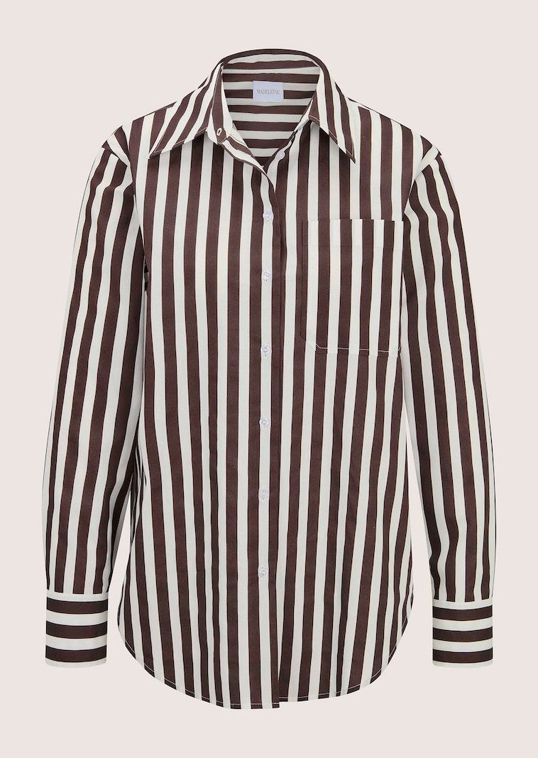 Katoenen blouse met strepen
