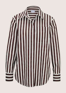 Katoenen blouse met strepen thumbnail 7