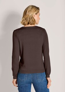 Feinstrick-Pullover aus reiner Baumwolle thumbnail 3