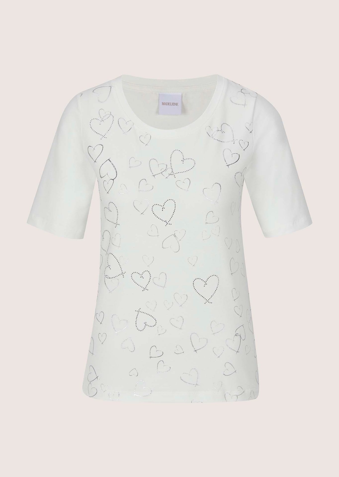 T-shirt à imprimé cœur