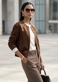 Blouson in suèdelook thumbnail 1
