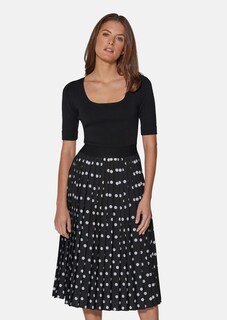 Plisseekleid mit Tupfen thumbnail 2