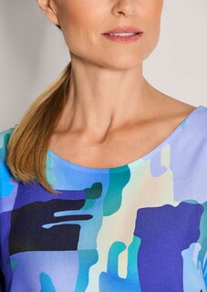 Blouse en viscose avec encolure bateau thumbnail 6