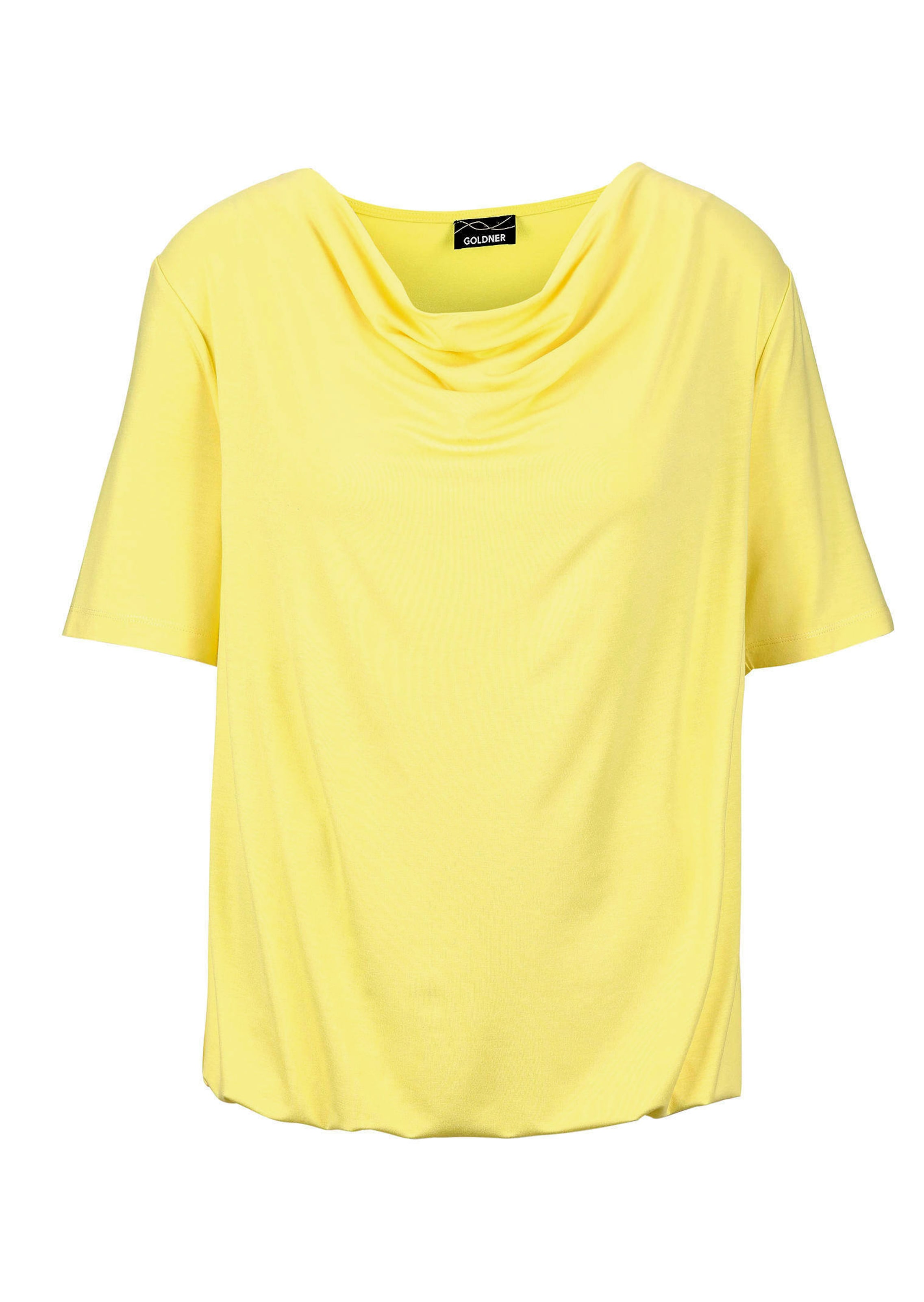 Shirt met watervalhals