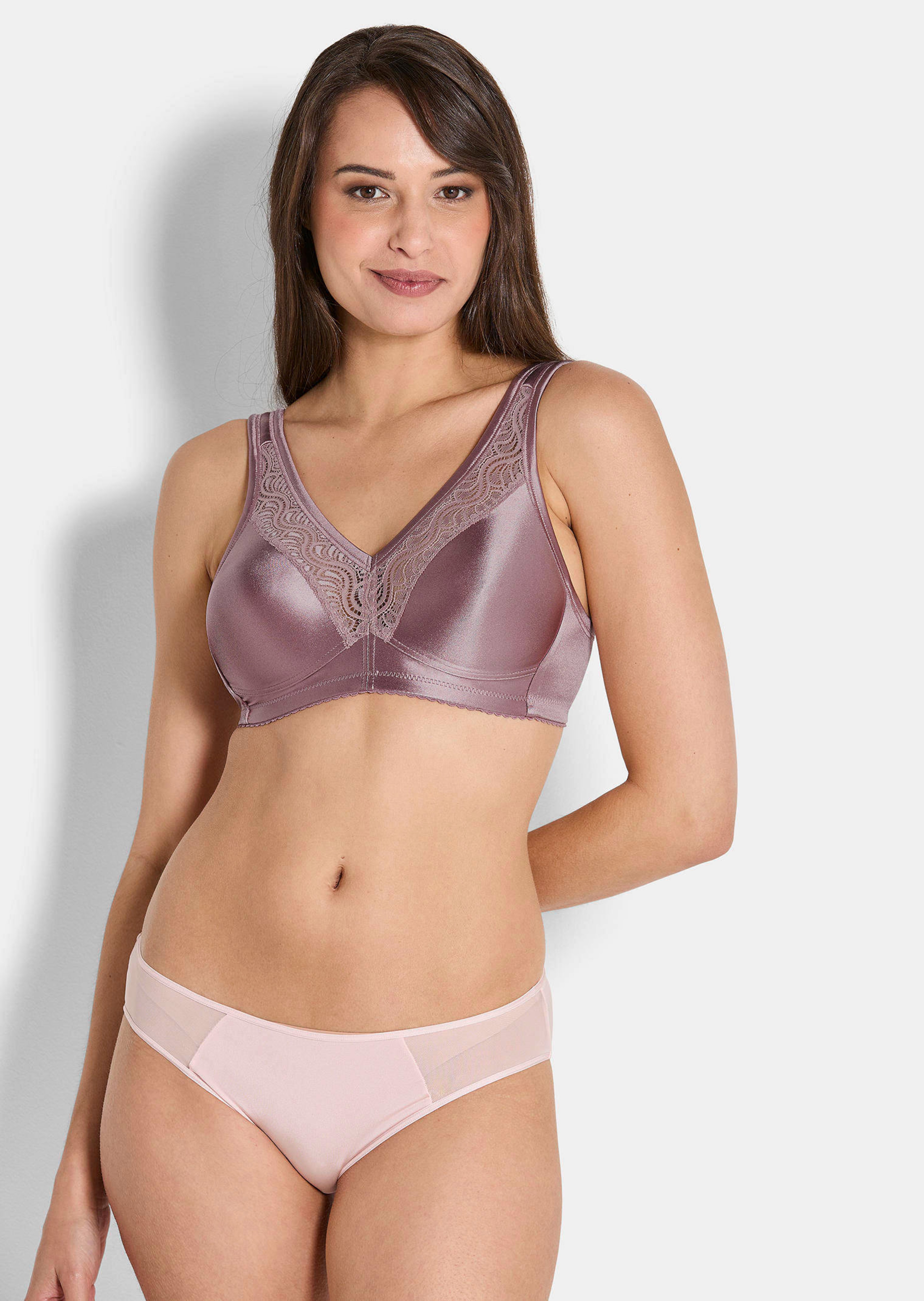 Soutien-gorge sans armatures en satin élégant