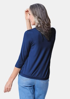 Élégant T-shirt aspect chemisier thumbnail 3