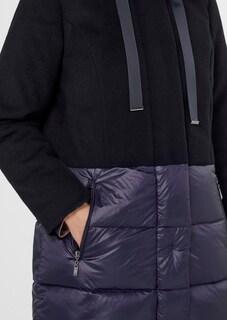 Padded jacket in a mix of materials thumbnail 6