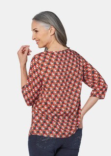 Bluse 3/4-Arm mit grafischem Druck thumbnail 3
