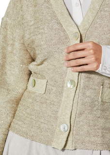 Strickjacke mit Pailletten thumbnail 5