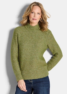 Tricot pullover in bouclé-look thumbnail 1