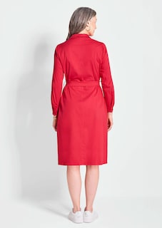 Hemdblusenkleid mit Bindegürtel thumbnail 3