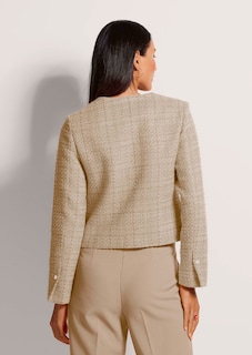 Kurzer Tweed-Blazer thumbnail 4
