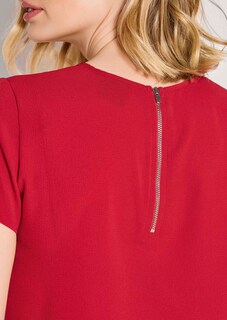 Blusenshirt mit Reißverschluss am Rücken thumbnail 6