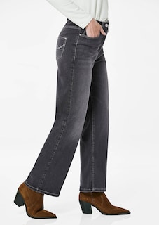 Wijde jeans VERA van stretch-denim thumbnail 4
