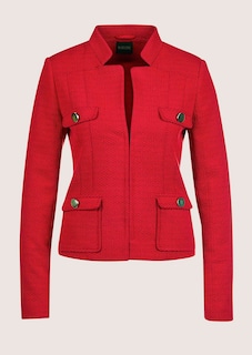 Kurzer Jersey-Blazer mit Stehkragen thumbnail 7
