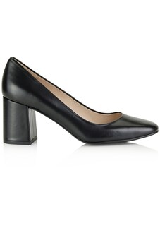 Escarpins en cuir à talons bloc thumbnail 5