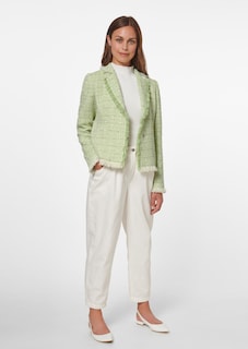 Tweed-Blazer mit Fransen thumbnail 3