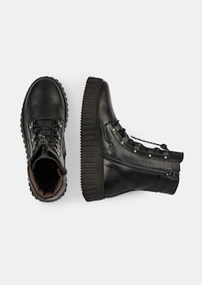 Boots aus Leder mit Plateausohle thumbnail 2