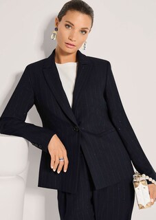 Blazer à rayures avec paillettes thumbnail 5