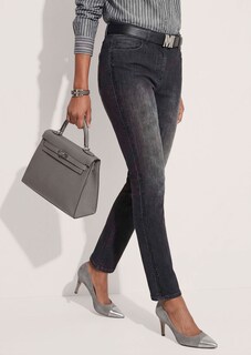 Slim-Jeans mit Strassdekoration thumbnail 5